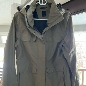 Nau Olive Trench Coat